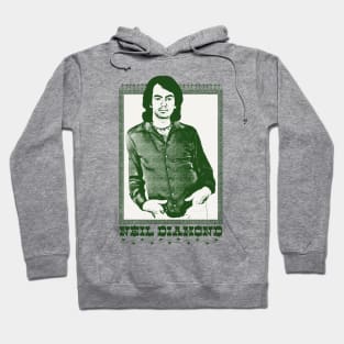 Neil Diamond / Original Retro 1970s Fan Design Hoodie